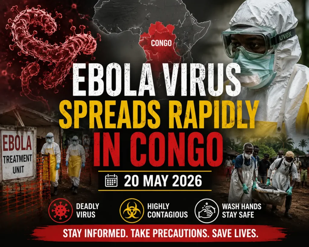 Ebola Virus Spreads Rapidly in Congo 20 May 2026
