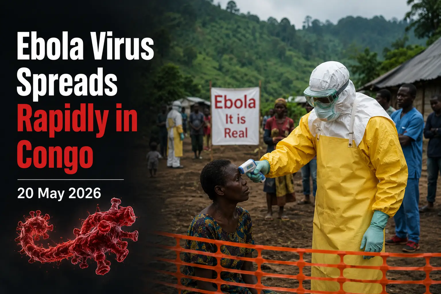 Ebola Virus Spreads Rapidly in Congo 20 May 2026