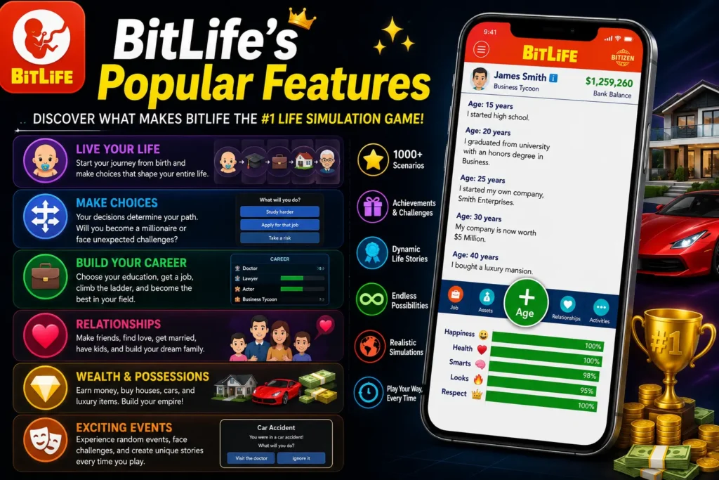 BitLife MOD APK – Latest Version Download for Android | Unlimited Features