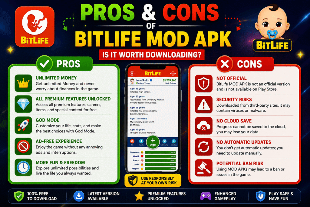 BitLife MOD APK – Latest Version Download for Android | Unlimited Features